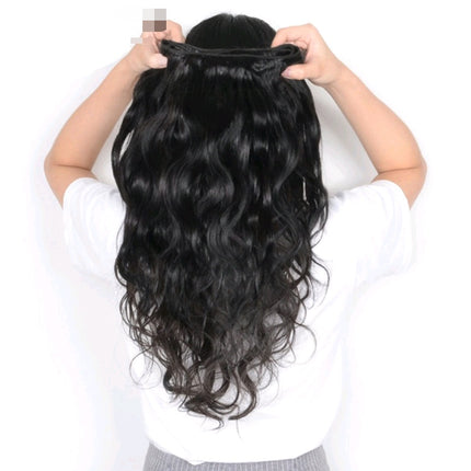 Real Hair Wig Hair Styling Hair Extension Body Wave Human Hair Weaves Bundle Deals Human Hair Extensions Natural & Jet Black