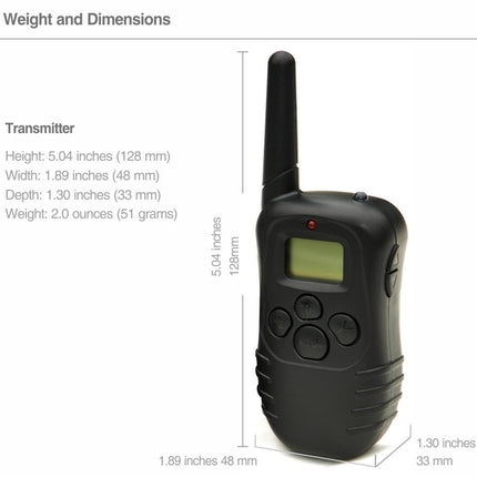 Electric Shock Collar Necklace Distance Training Dog Training Collar For Electric  Dogs