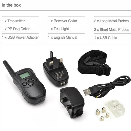 Electric Shock Collar Necklace Distance Training Dog Training Collar For Electric  Dogs