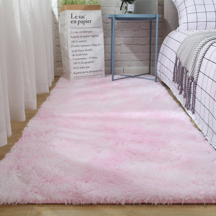 Plush carpet floor mat