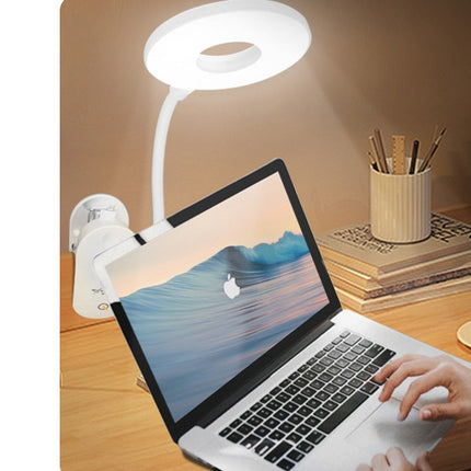 LED eye protection USB charging desk lamp student learning bedroom bedside clip lamp table lamp