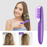 TressTech | Electric Detangling Brush | Self Moving Teeth | Wet Dry Use | Effortless Detangling and Scalp Massage -