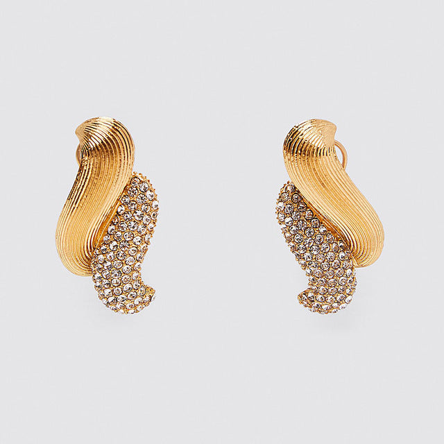 LuxePearl | Earrings | Pearl Inlay Hoops | Elegant Bridal Jewelry | Multi Color Variants | Great Gift for Her -