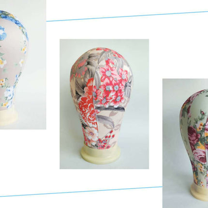 Canvas head mold for finishing wig shape