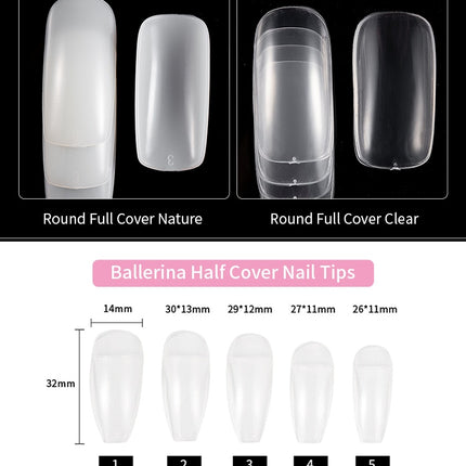 500 French nails