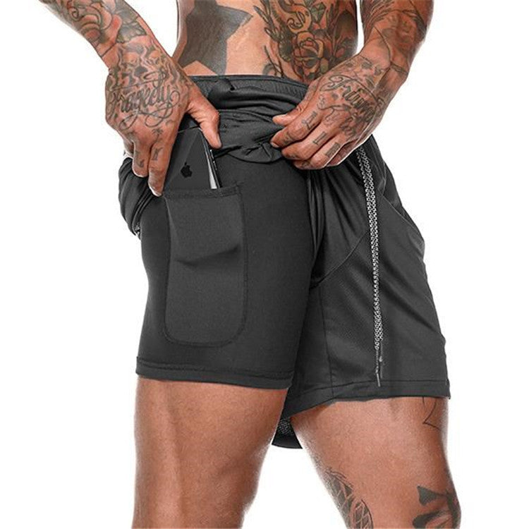 AeroFit | Pocket Compression Shorts | Moisture-Wicking Breathable | All-Day Comfort | Easy Wear and Style -