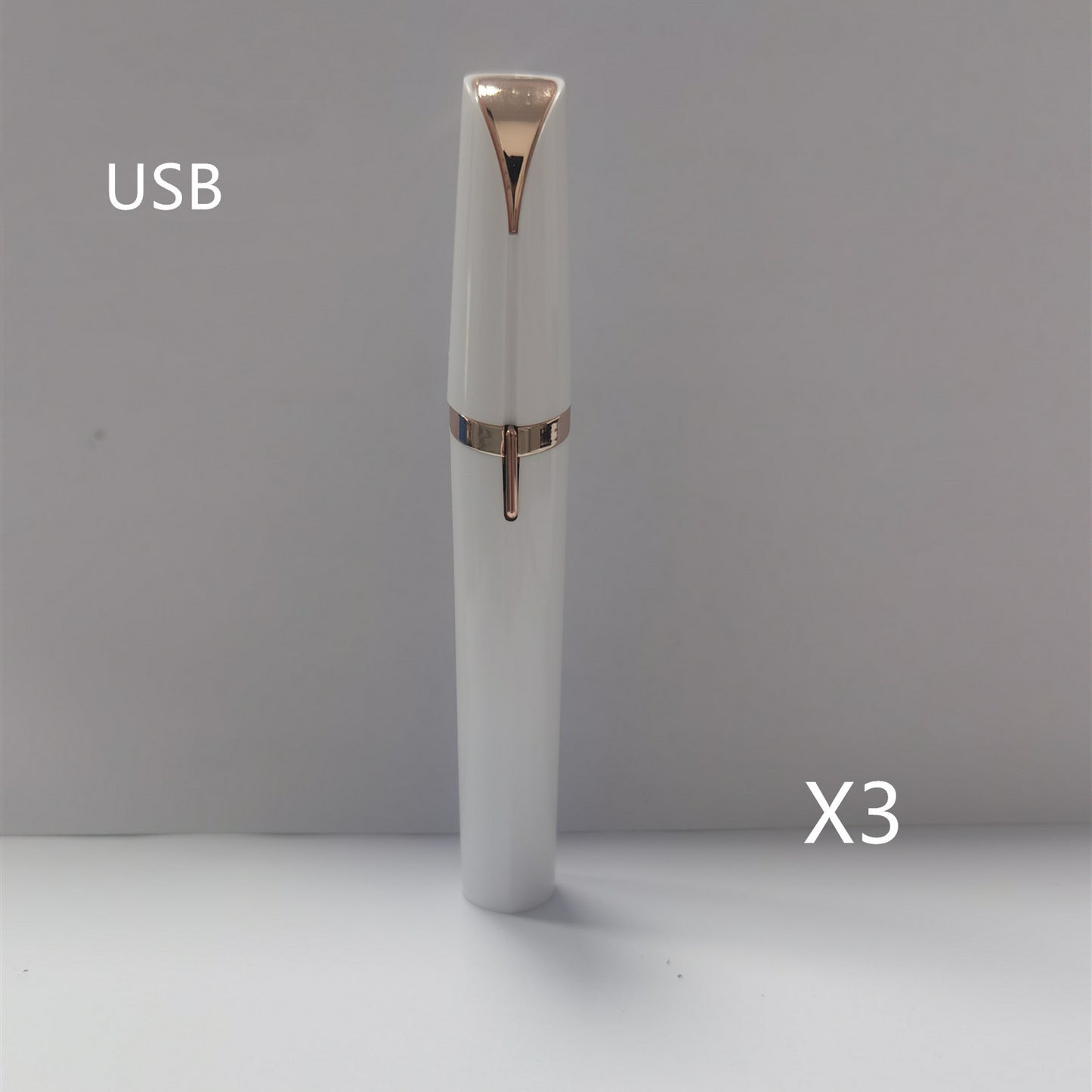 Mini Electric Eyebrow Trimmer | Painless Lipstick-Style Brows Shaver with LED Light | 18K Gold-Plated Hypoallergenic Head | Portable Precision Hair Remover for Women | Safe Daily Eyebrow Epilator - Health & Beauty > Personal Care > Shaving & Grooming > Hair Removal > Epilators