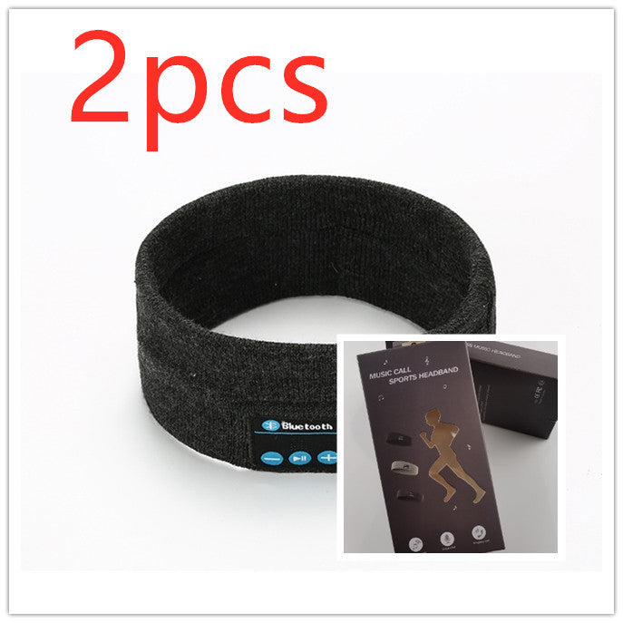 FlexWear | Bluetooth Headband | Built In Mic | Hands Free Calls | | Warm Knit for Winter Workouts -