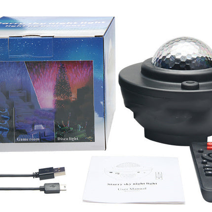 USB Bluetooth Music Star Projector Light