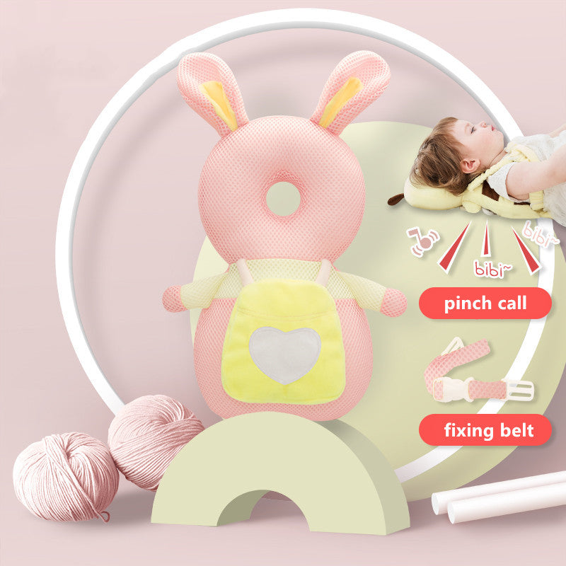 CuddleGuard | Baby Head Guard Cushion | Soft Velvet | Elastic Filler | 33x20 cm | Protects Head From Falls -