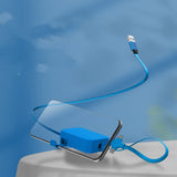 MacaronTech | 4in1 Usb Cable | Retractable | MultiConnector | Pastel Macaron | Charge And Sync On The Go -