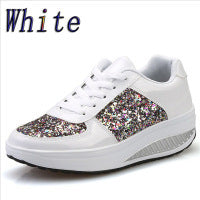 Sequin | Women's Sneakers | Vulcanized Sole | Keeps Warm | Black | Easy On and Off -