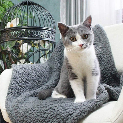 Plush Pet Blanket Dog Mat Cat Mat Pet Air Conditioning Mat Pet Plush Mat