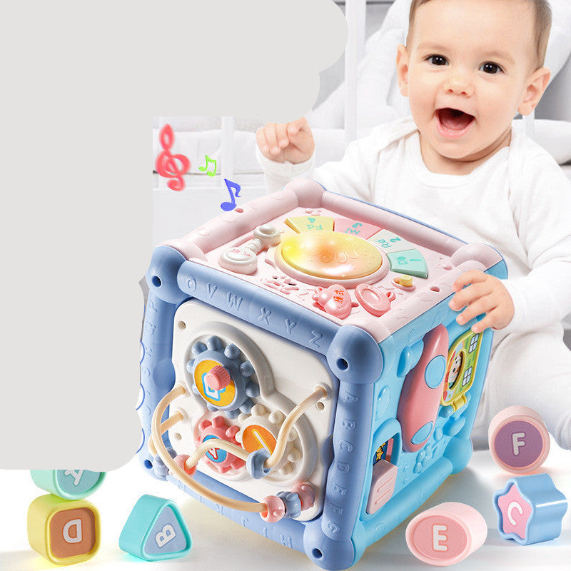 BrightPlay | Baby Musical Box | 14 Functions | Hand Drum Piano | Boosts Motor Skills -