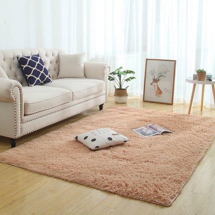 Silky Fluffy Carpet Modern Home Decor Long Plush Shaggy Rug