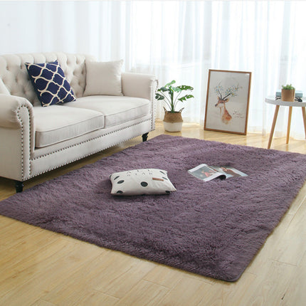 Silky Fluffy Carpet Modern Home Decor Long Plush Shaggy Rug