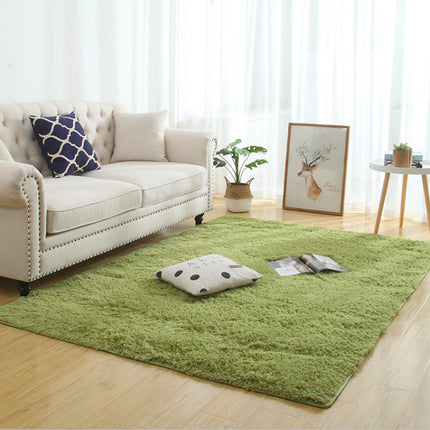 Silky Fluffy Carpet Modern Home Decor Long Plush Shaggy Rug