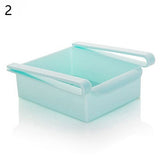 FreshSpace | Fridge Storage Rack | Hanging Drawer | Polypropylene Material | Clear | Space Saving Fridge Organizer -