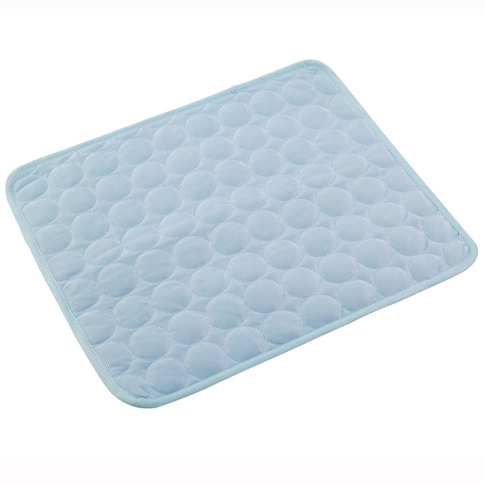 Ice Silk Pet Cooling Pad for Dogs & Cats | Summer Cold Nest Mat | Breathable Heat-Resistant Cooling Cushion | Lightweight Portable Bed | S–XL Sizes - Animals & Pet Supplies > Pet Supplies > Pet Beds > Cooling Beds