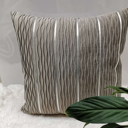 Simple Luxury Striped Velvet Pillow Cover Pillow Cushion Cover Pillow Case Covers for Sofa Flannel Velvet Sofa Cushion Cover