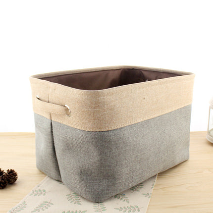 Nordic Fabric Storage Box Without Cover Imitation Cotton And Linen Folding Storage Box