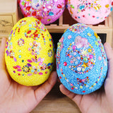 Creative | Easter Snow Mud Eggs Set | Painted Foam Eggs | Multi Color Styles | Pink Yellow Blue Purple | Fun Easter Craft -