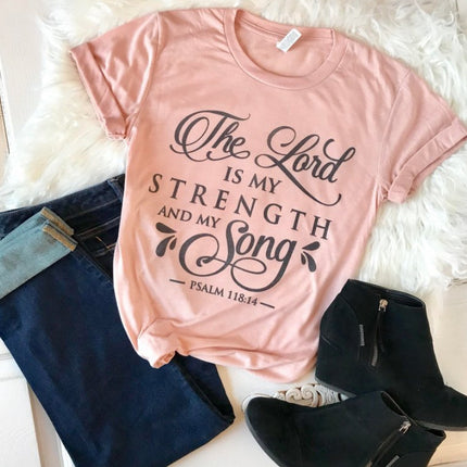 T-Shirt Women Fashion Retro Funny Jesus T-Shirt Faith Slogan Art Top