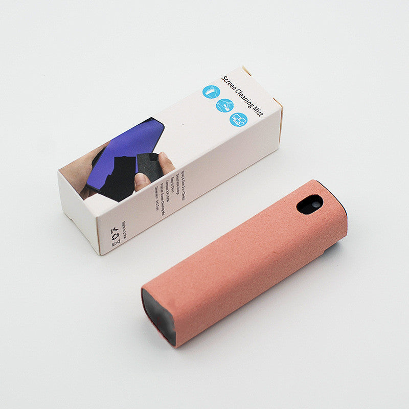 All-in-1 Portable Screen Cleaner | Integrated Spray & Microfiber Wipe | 10ML Phone & Laptop Cleaning Kit | Pocket-Size Smudge & Fingerprint Remover - Electronics > Electronics Accessories > Electronics Cleaners