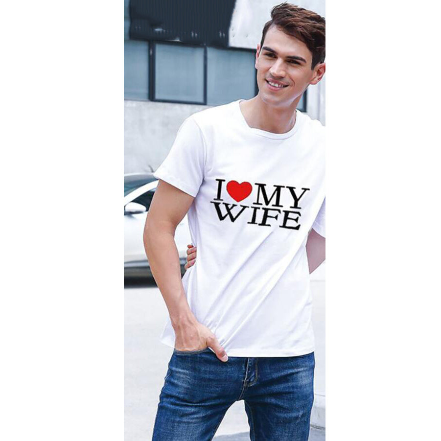 CoupleCo | Matching Couple Tee | Plus Size Loose Short Sleeves | All Season Comfort | Plus Size | Breathable Milk Silk -