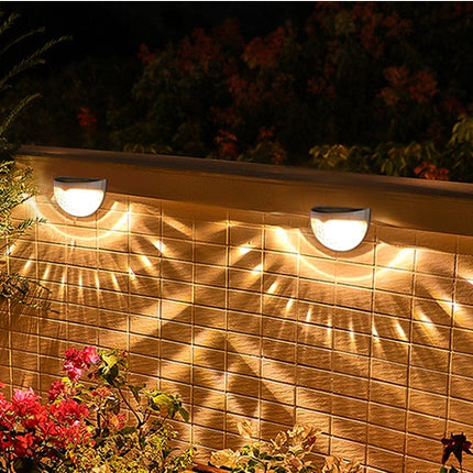 Led Solar Outdoor Garden Decoration New Stair Light Solar Light And Shadow Night Light Solar Wall Light