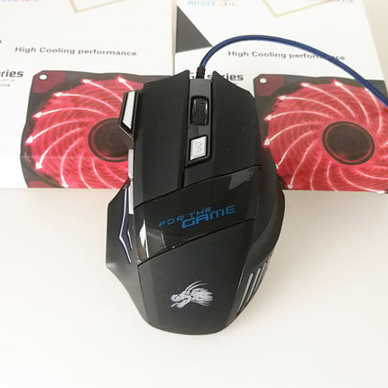7-button Colorful Glowing USB Gaming Mouse