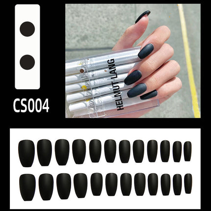 Fake Nails Wear Nails Autumn And Winter Frosted Personality Waterproof Ballet Nails