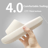 Soft Home Couple Slippers | Unisex EVA Non-Slip Indoor House Shoes | Comfortable Toe Slippers | Wear-Resistant Lightweight Home Footwear | Multiple Sizes & Colors - Apparel & Accessories > Shoes > Slippers