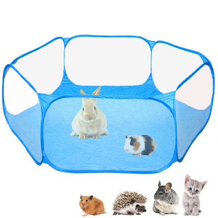 Portable Small Animal Playpen Folding Outdoor Indoor Exercise Pet Cage Tent