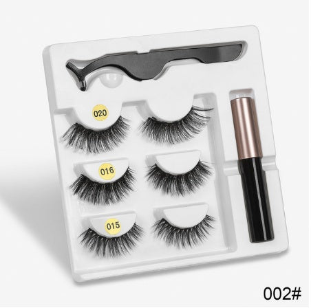 Magnetic False Eyelashes | Fashion Cotton Stem Lash Pair | Lightweight Chemical Fiber Lashes | Reusable Natural Look Magnetic Eyelash Set | Easy Wear & Comfortable Fit - Health & Beauty > Personal Care > Cosmetics > Makeup > Eye Makeup > False Eyelashes