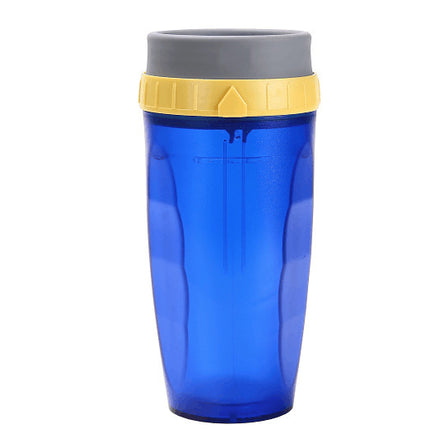 No Cover Twist Cup Travel Portable Cup Double Insulation Tumbler Straw Sippy Water Bottles Portable For Children Adults