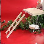 Pedal swing ladder