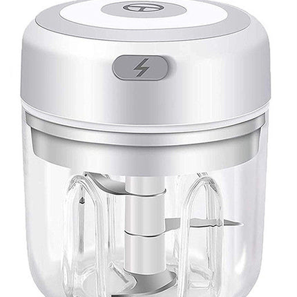 Mini Electric Garlic Chopper USB Charging Ginger Masher Machine Sturdy Durable Chili Vegetable Crusher Kitchen Tool