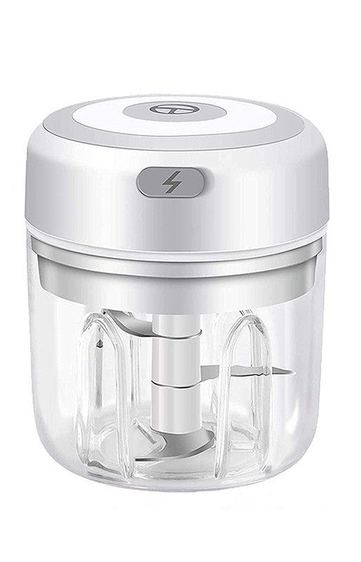 ChefEase | Mini Electric Garlic Chopper | USB Rechargeable | Effortless Garlic Masher | Sturdy Blades -