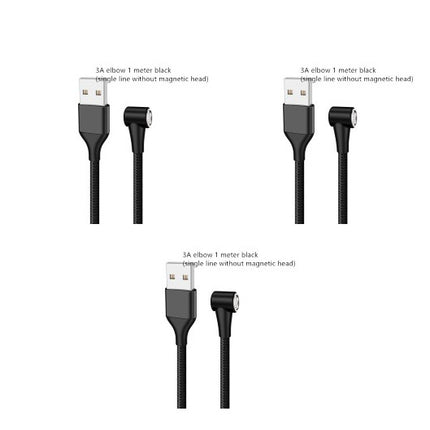 Compatible with Apple , Magnetic USB Cable Fast Charging Micro USB Type C Data Wire Cord Magnet Charger Mobile Phone Cable