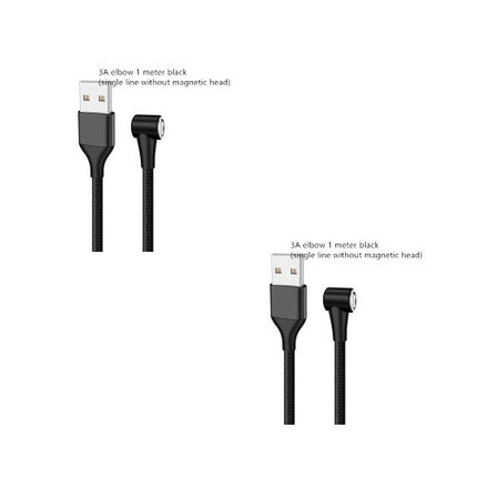Compatible with Apple , Magnetic USB Cable Fast Charging Micro USB Type C Data Wire Cord Magnet Charger Mobile Phone Cable