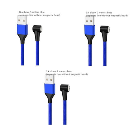 Compatible with Apple , Magnetic USB Cable Fast Charging Micro USB Type C Data Wire Cord Magnet Charger Mobile Phone Cable
