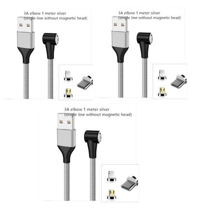 Compatible with Apple , Magnetic USB Cable Fast Charging Micro USB Type C Data Wire Cord Magnet Charger Mobile Phone Cable