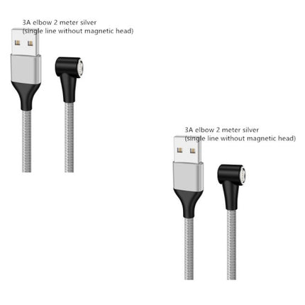 Compatible with Apple , Magnetic USB Cable Fast Charging Micro USB Type C Data Wire Cord Magnet Charger Mobile Phone Cable