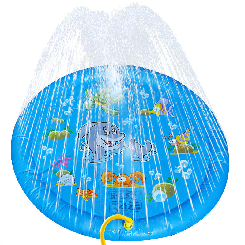 AquaPlay | Splash Pad | EN71 Certified, Non-Slip | Safe Backyard Fun | Blue | Portable And Reusable -