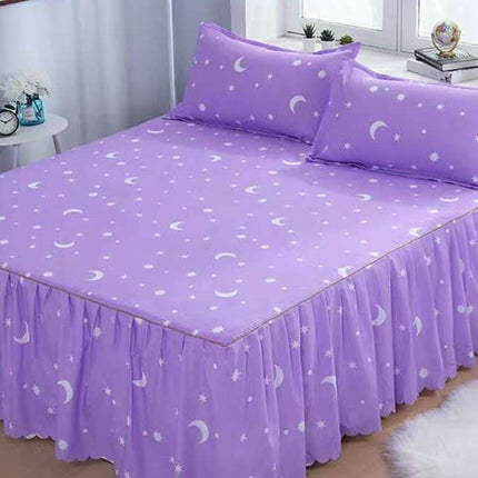 Bed Skirt Pillowcase 3 Woolly Bedsheet Bedding Set Bedspread