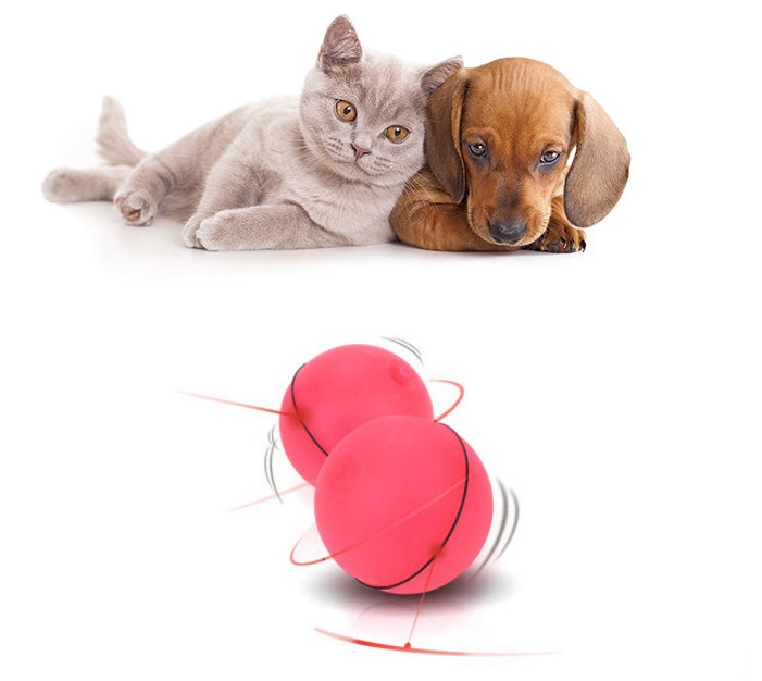PetGlow | Led Cat Toy Ball | 360 Degree Auto Rolling Ball | Stimulates Hunt | Red and Color Modes | Usb Rechargeable - Animals & Pet Supplies > Pet Supplies > Cat Supplies > Cat Toys > Interactive Toys