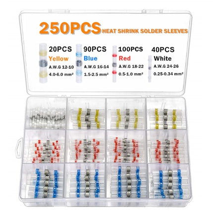 Waterproof Solder Sleeve Terminal Block 50Pcs Boxed