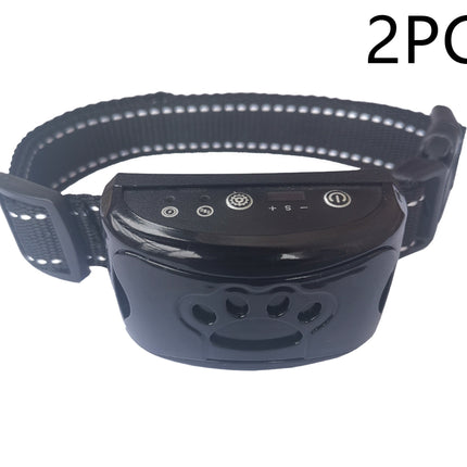 Dog Training Collar Waterproof Electric Pet Remote Control Rechargeable Dogs Trainer Bark Arrester With Shock Vibration Sound