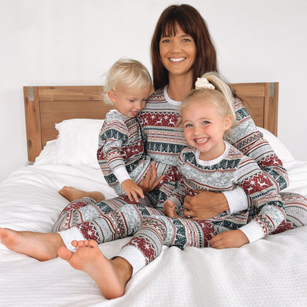 2024 Family Christmas Matching Pajamas Set Xmas Adult Kids Mother And Daughter Father Son Sleepwear Baby Family Look Outfits